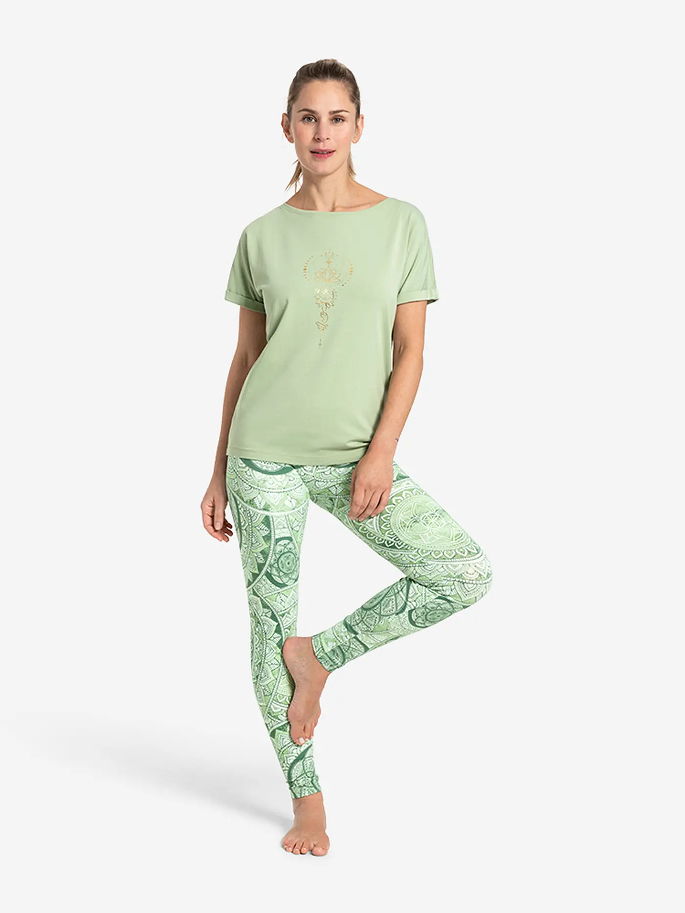 THE SPIRIT OF OM | Damen Yogashirt Eka Padma | 
